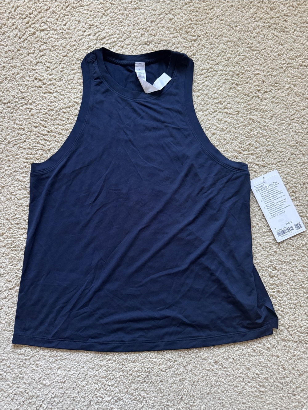 Lululemon Ultralight Hip Length Tank Top